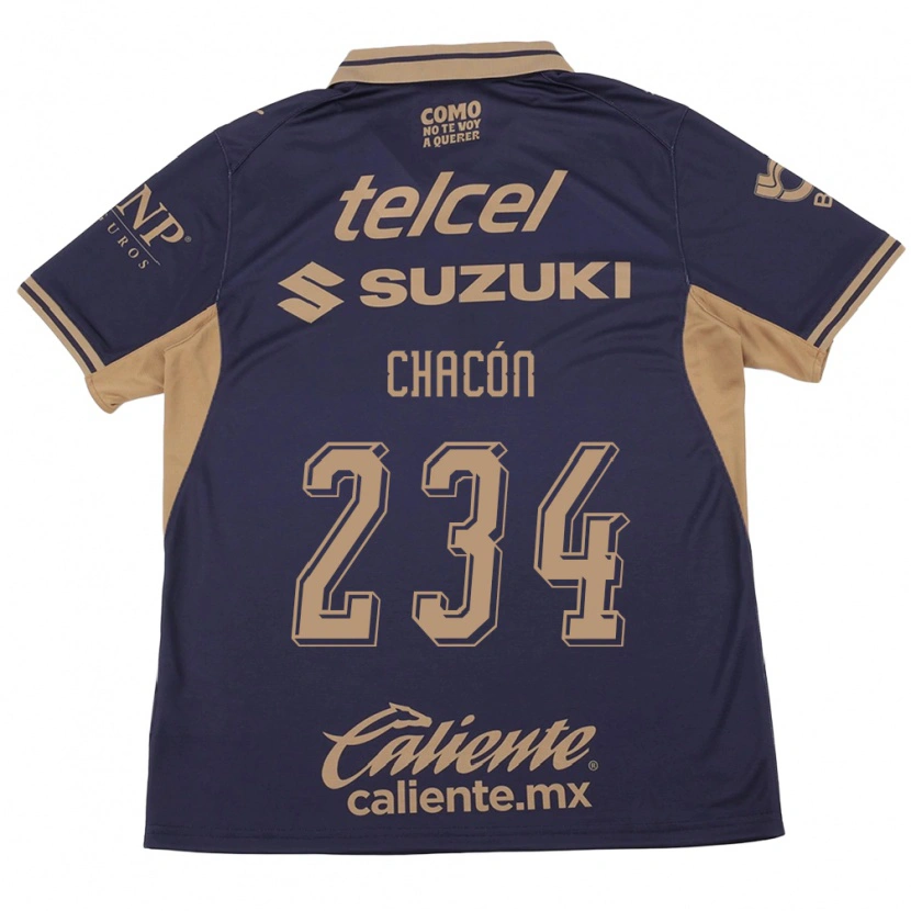 Danxen Homem Camisola Nicolás Chacón #234 Roxo Marrom Principal 2026/27 Camisa