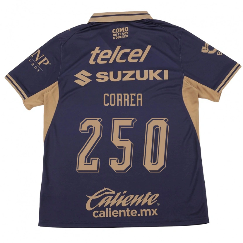 Danxen Homem Camisola Andrés Correa #250 Roxo Marrom Principal 2026/27 Camisa