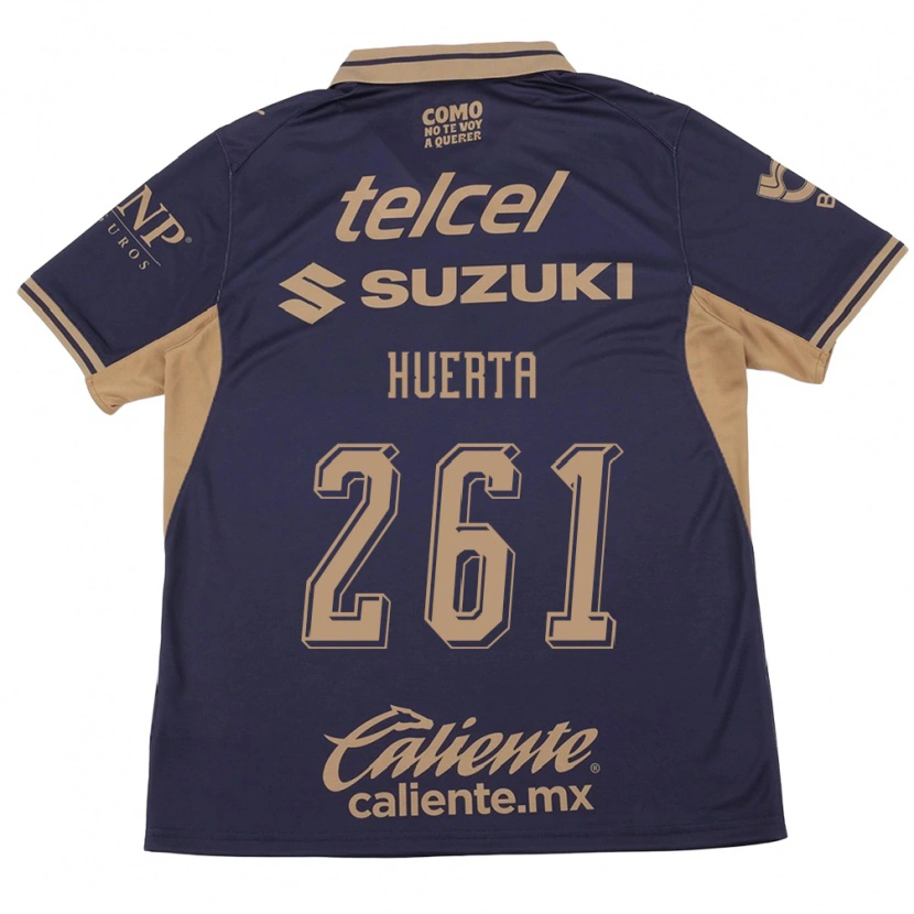 Danxen Homem Camisola José Huerta #261 Roxo Marrom Principal 2026/27 Camisa