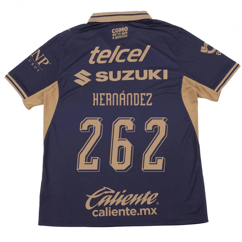 Danxen Homem Camisola Roberto Hernández #262 Roxo Marrom Principal 2026/27 Camisa