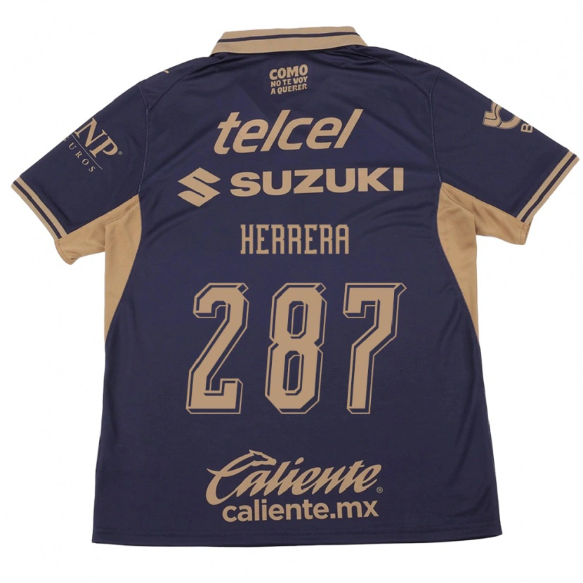 Danxen Homem Camisola Sebastián Herrera #287 Roxo Marrom Principal 2026/27 Camisa