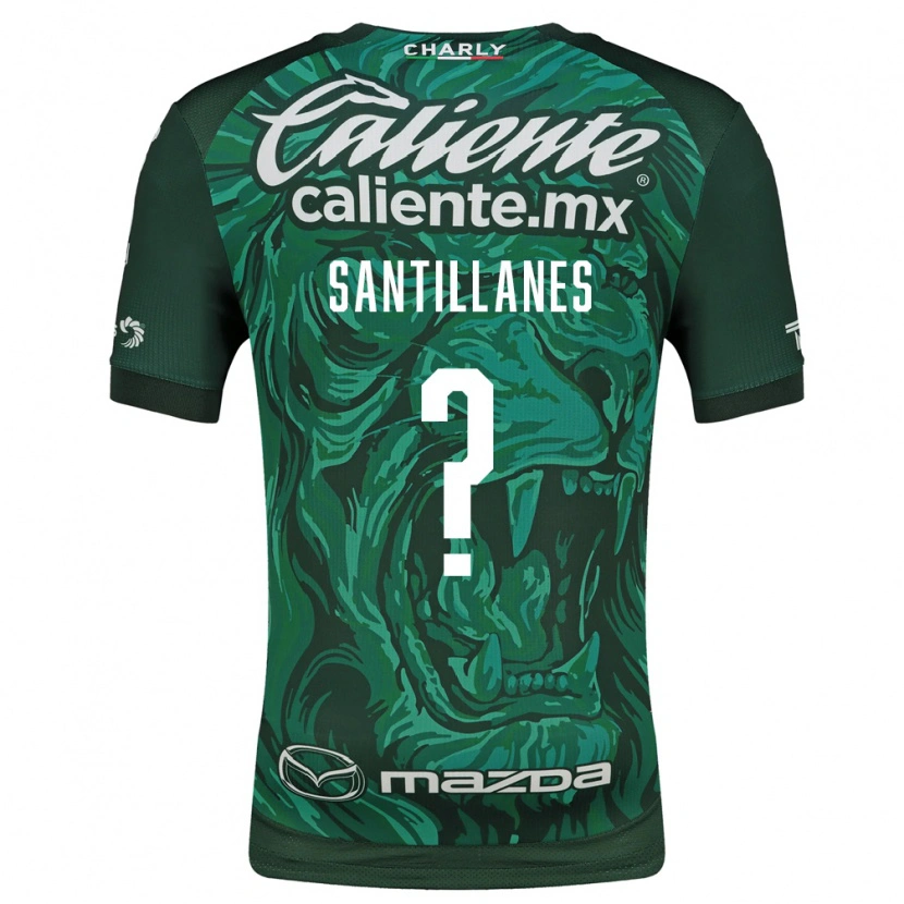 Danxen Homem Camisola Antonio Santillanes #0 Verde Preto Principal 2026/27 Camisa