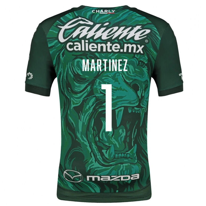 Danxen Homem Camisola Angeles Martínez #1 Verde Preto Principal 2026/27 Camisa