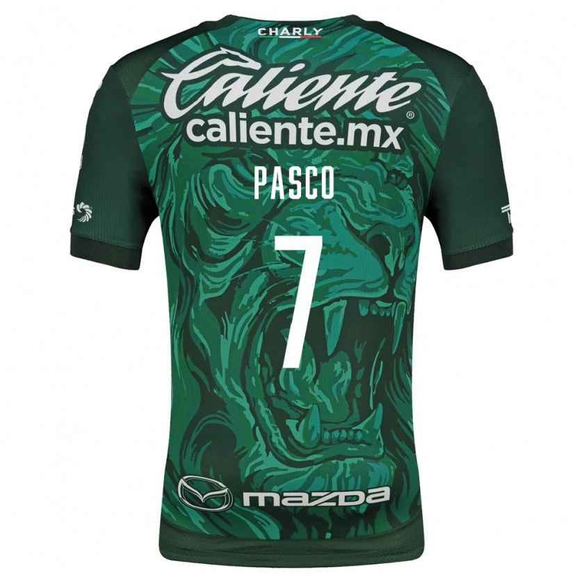 Danxen Homem Camisola Madeleine Pasco #7 Verde Preto Principal 2026/27 Camisa