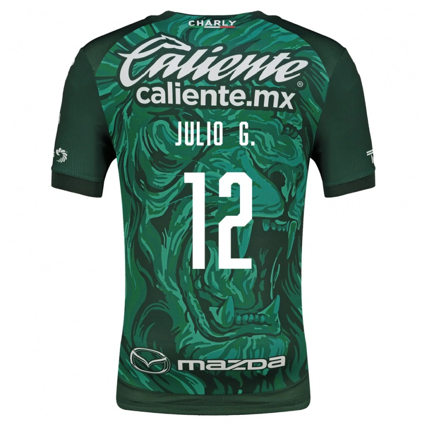 Danxen Homem Camisola Julio González #12 Verde Preto Principal 2026/27 Camisa