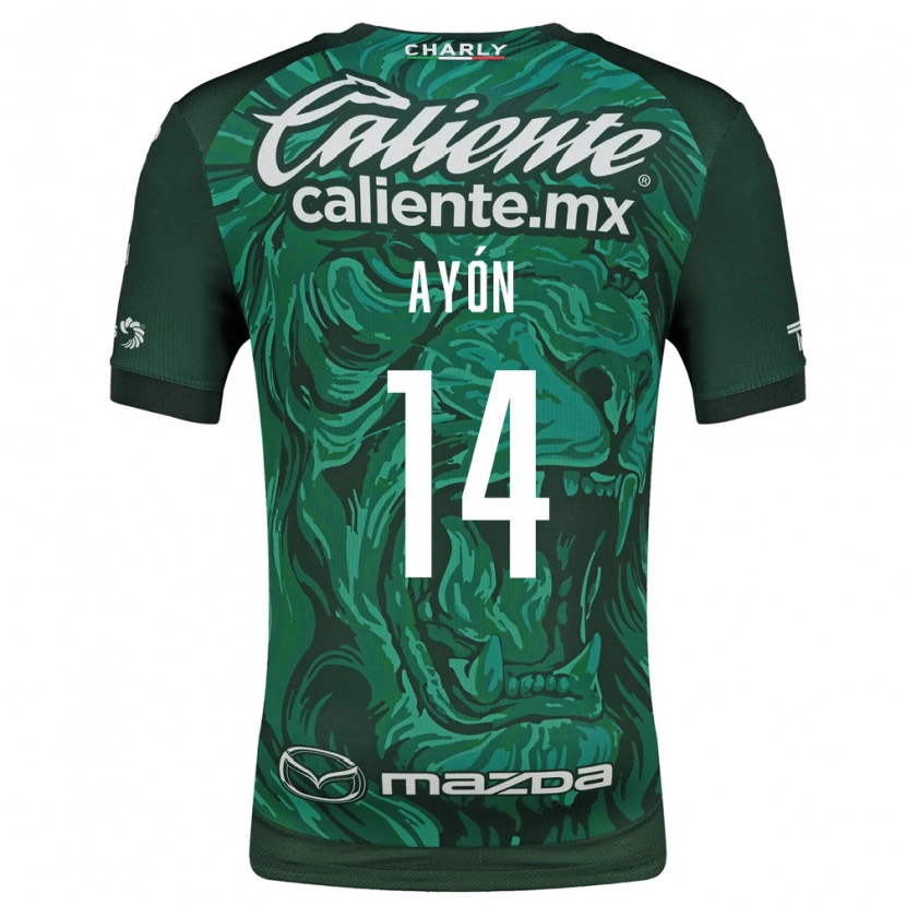 Danxen Homem Camisola Ettson Ayón #14 Verde Preto Principal 2026/27 Camisa