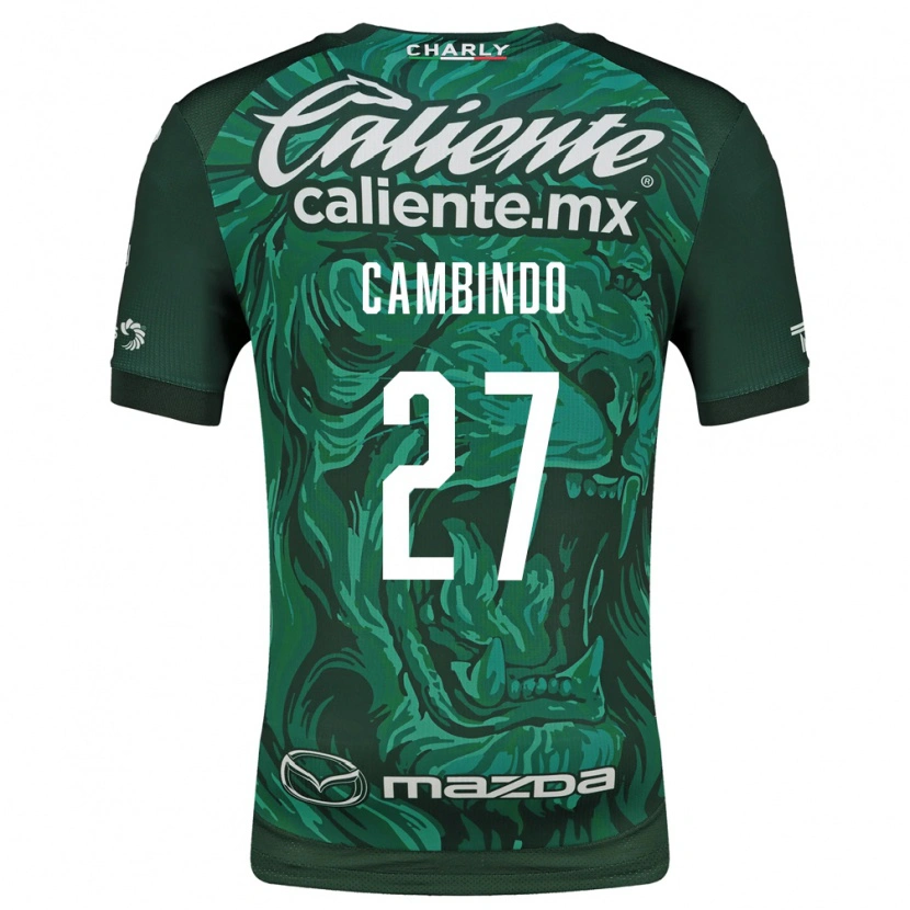 Danxen Homem Camisola Díber Cambindo #27 Verde Preto Principal 2026/27 Camisa
