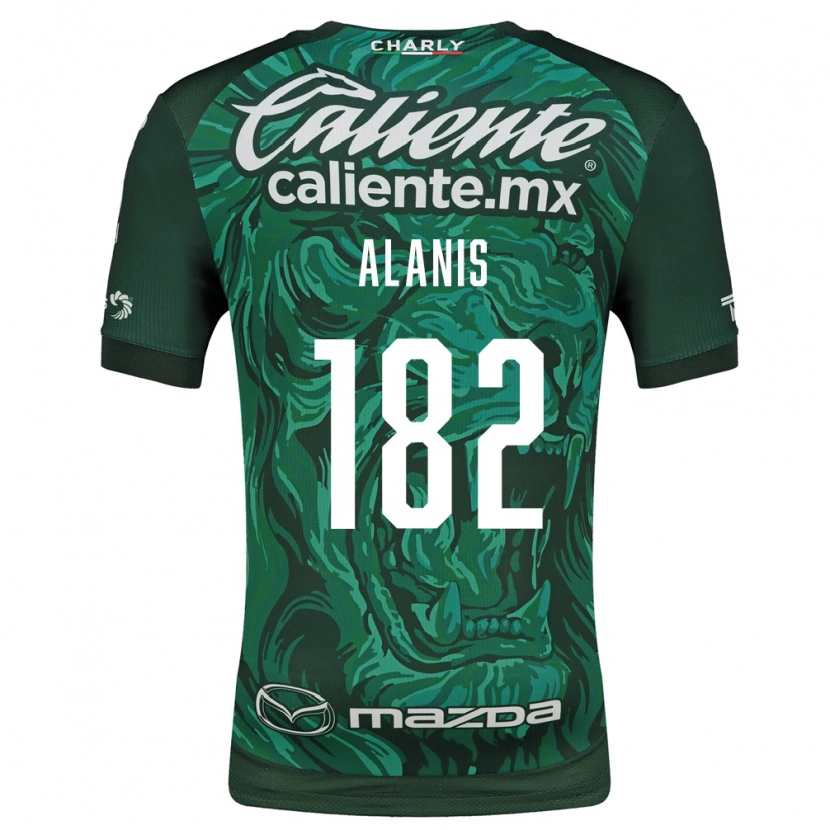 Danxen Homem Camisola Alejandro Alanís #182 Verde Preto Principal 2026/27 Camisa