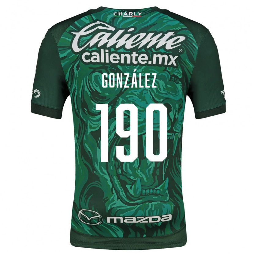 Danxen Homem Camisola Pedro González #190 Verde Preto Principal 2026/27 Camisa