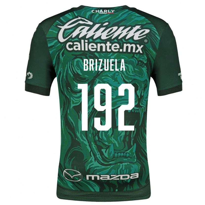 Danxen Homem Camisola Juan Brizuela #192 Verde Preto Principal 2026/27 Camisa