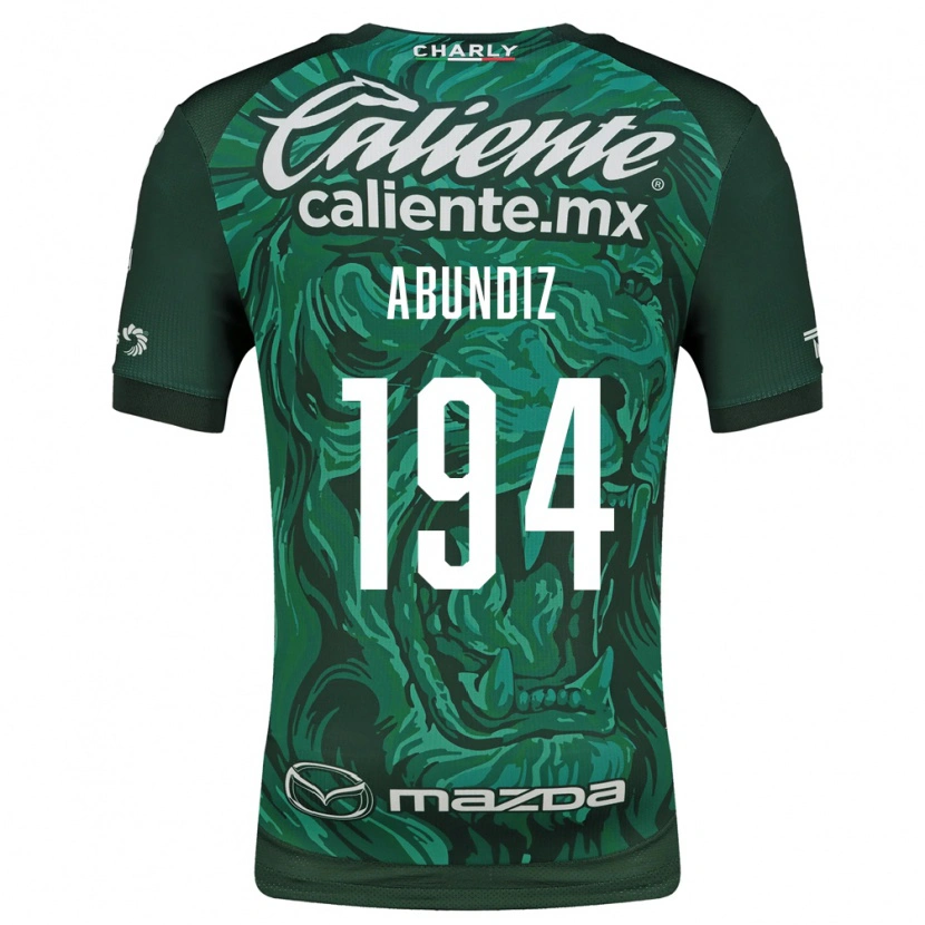 Danxen Homem Camisola Erick Abundiz #194 Verde Preto Principal 2026/27 Camisa