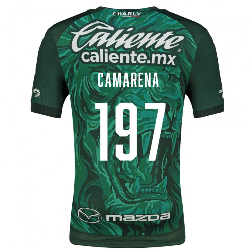 Danxen Homem Camisola Gael Camarena #197 Verde Preto Principal 2026/27 Camisa