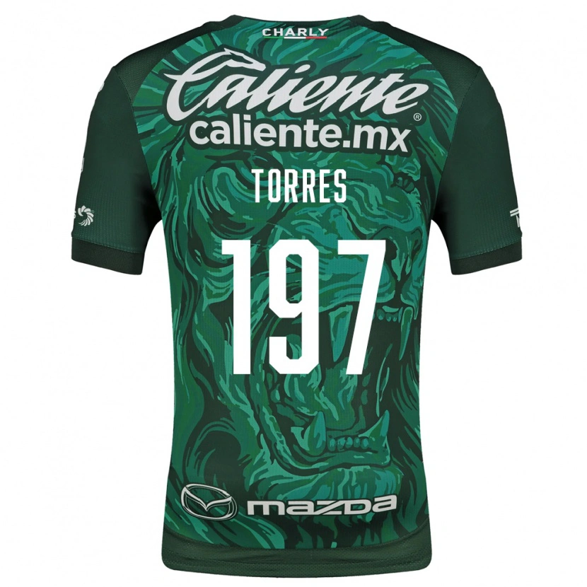 Danxen Homem Camisola Erick Torres #197 Verde Preto Principal 2026/27 Camisa