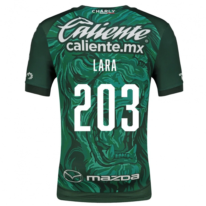 Danxen Homem Camisola Jesús Lara #203 Verde Preto Principal 2026/27 Camisa