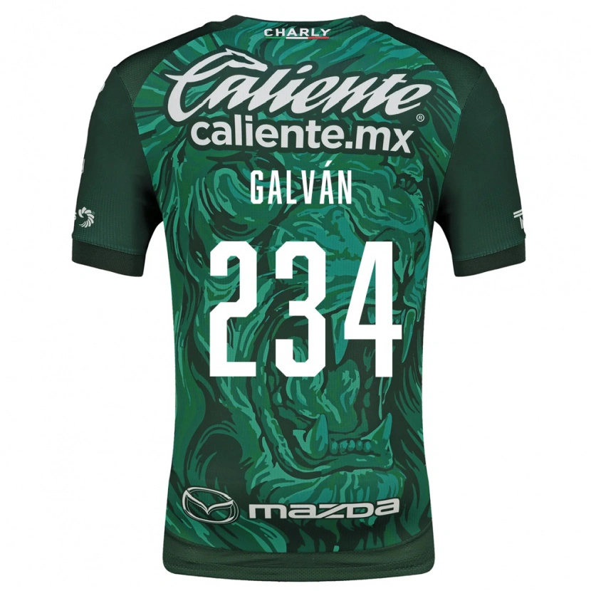 Danxen Homem Camisola Diego Galván #234 Verde Preto Principal 2026/27 Camisa