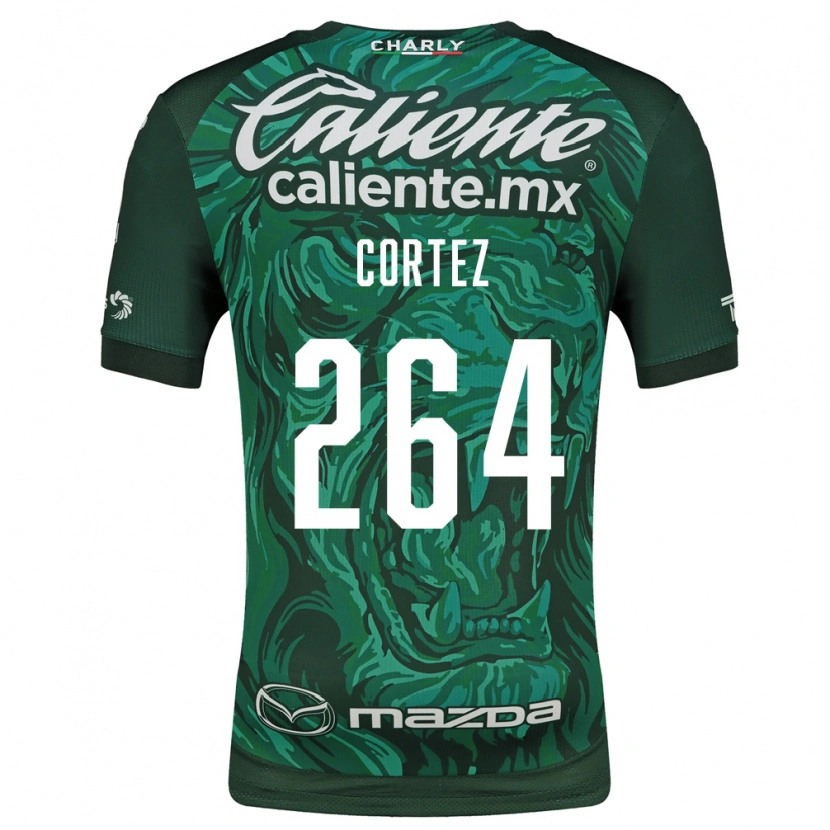 Danxen Homem Camisola Enrique Cortez #264 Verde Preto Principal 2026/27 Camisa