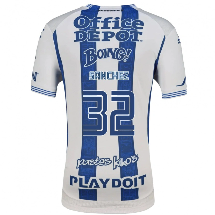 Danxen Homem Camisola Luis Sanchez #32 Branco Azul Marinho Principal 2026/27 Camisa