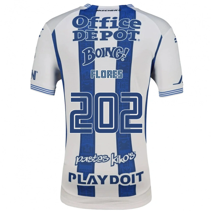 Danxen Homem Camisola Luis Flores #202 Branco Azul Marinho Principal 2026/27 Camisa