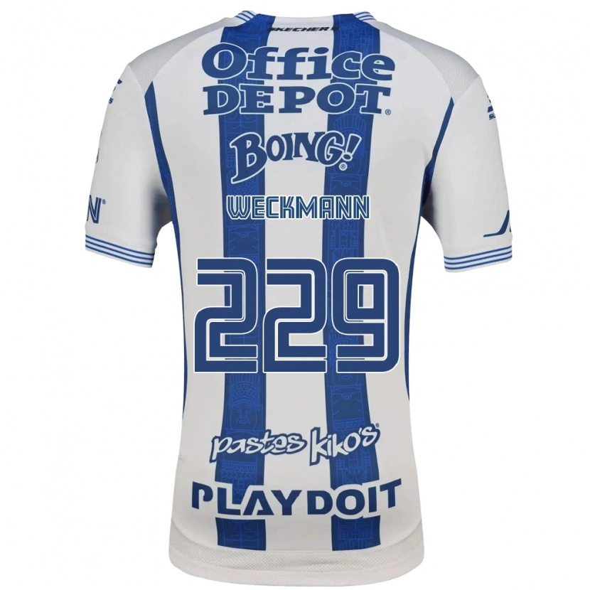Danxen Homem Camisola Hugo Weckmann #229 Branco Azul Marinho Principal 2026/27 Camisa