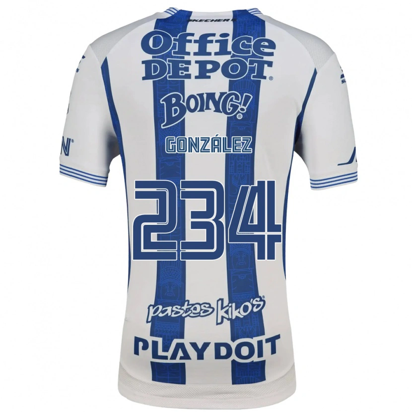 Danxen Homem Camisola Oswaldo González #234 Branco Azul Marinho Principal 2026/27 Camisa