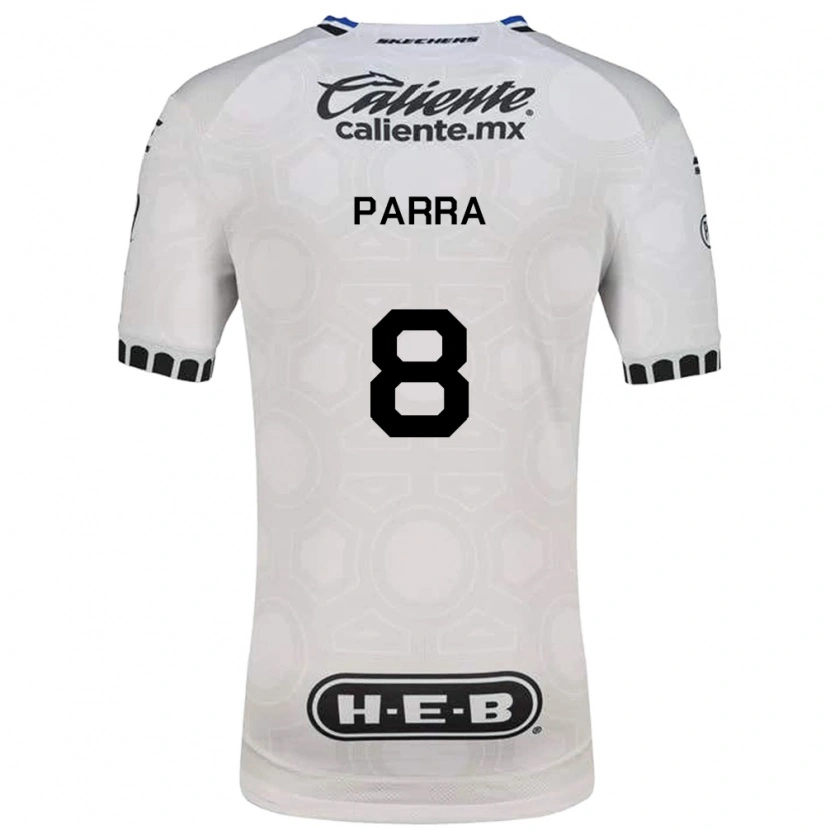 Danxen Homem Camisola Bernardo Parra #8 Branco Preto Azul Principal 2026/27 Camisa