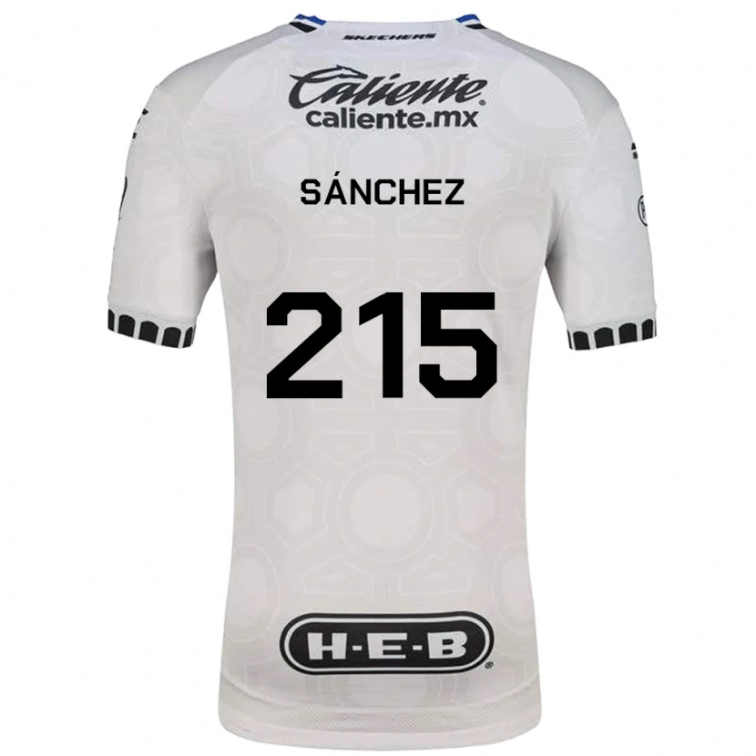 Danxen Homem Camisola José Sánchez #215 Branco Preto Azul Principal 2026/27 Camisa
