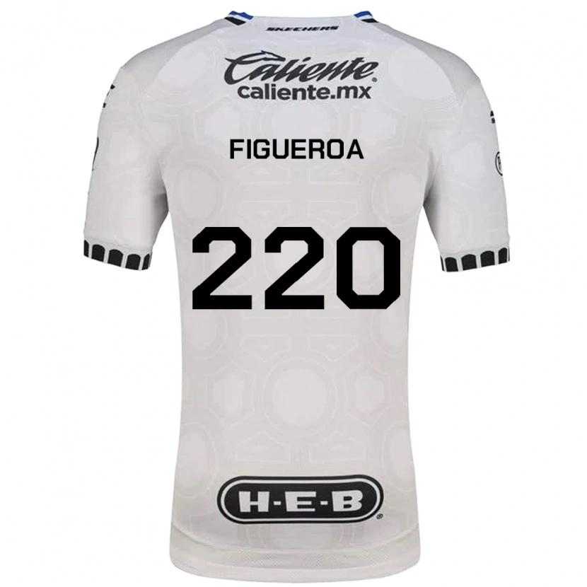 Danxen Homem Camisola Christopher Figueroa #220 Branco Preto Azul Principal 2026/27 Camisa