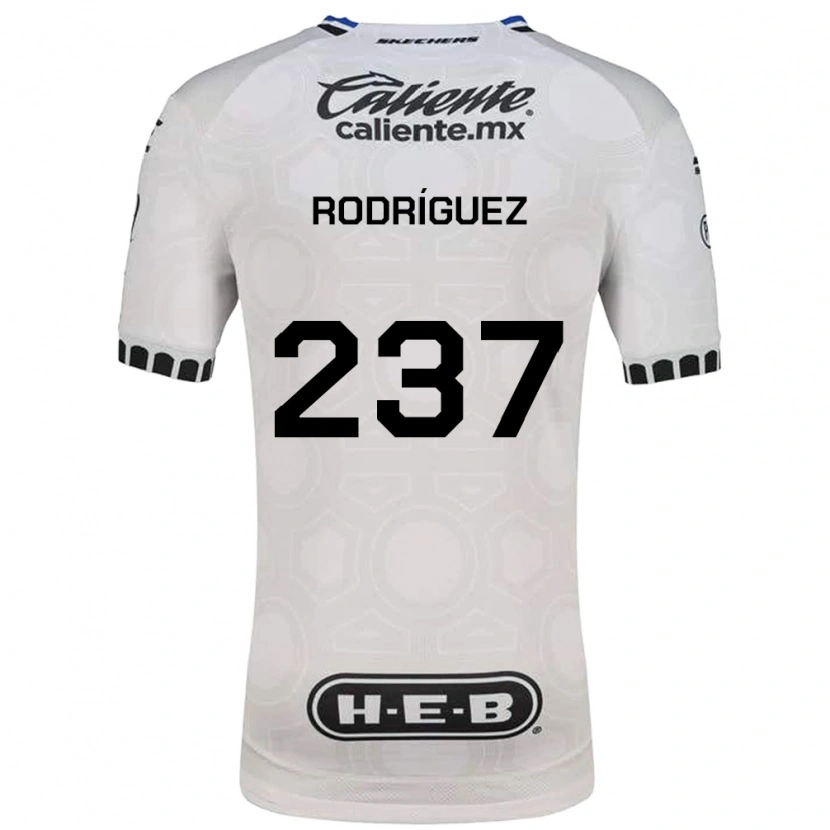 Danxen Homem Camisola Nicolás Rodríguez #237 Branco Preto Azul Principal 2026/27 Camisa