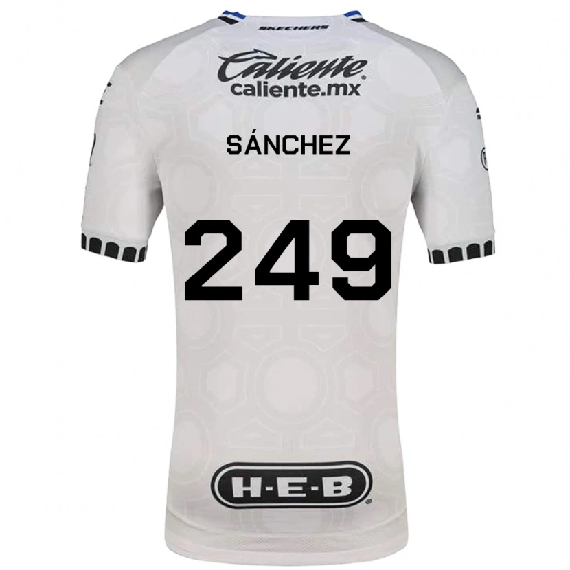 Danxen Homem Camisola Sergio Sánchez #249 Branco Preto Azul Principal 2026/27 Camisa
