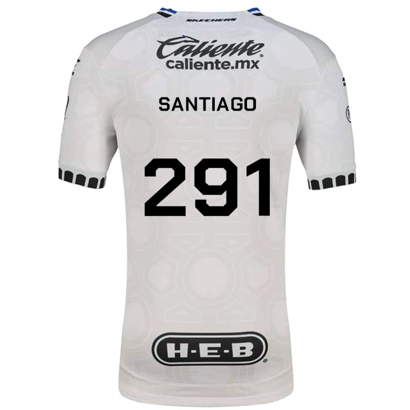 Danxen Homem Camisola Santiago De La Barrera #291 Branco Preto Azul Principal 2026/27 Camisa