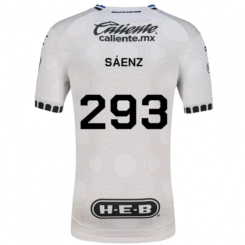 Danxen Homem Camisola Nicolás Sáenz #293 Branco Preto Azul Principal 2026/27 Camisa