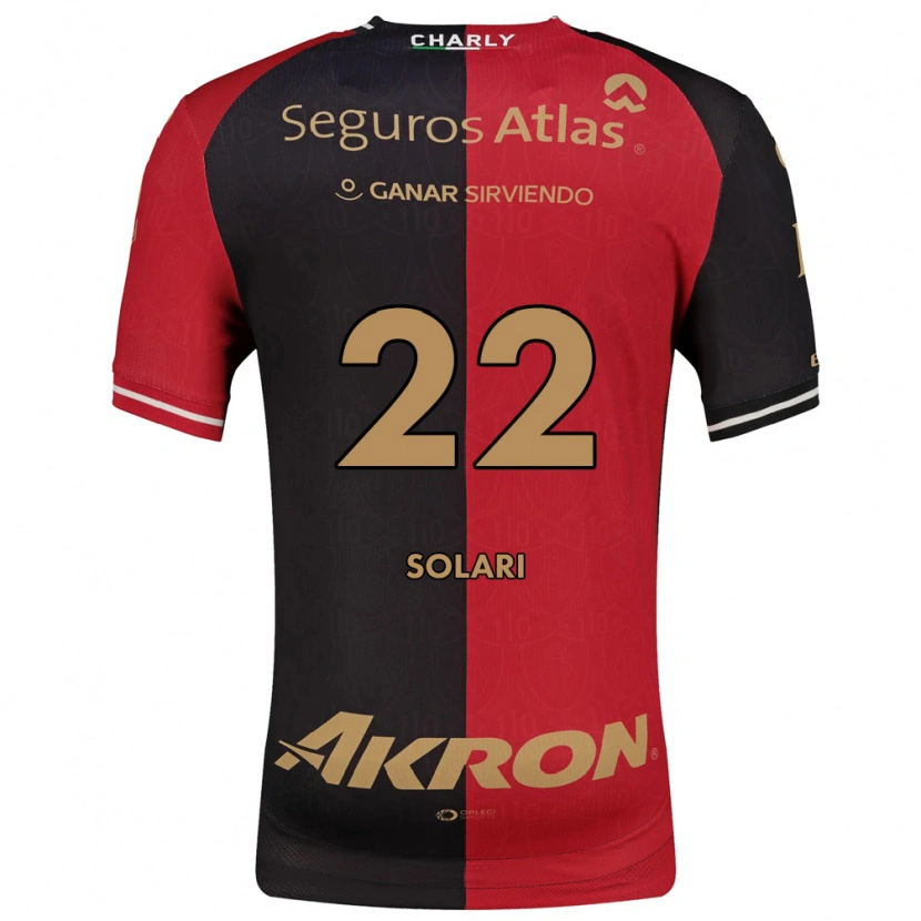 Danxen Homem Camisola Augusto Solari #22 Vermelho Preto Marrom Principal 2026/27 Camisa