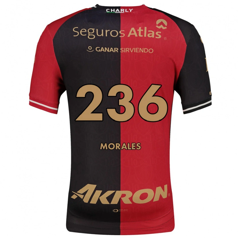 Danxen Homem Camisola Eduardo Morales #236 Vermelho Preto Marrom Principal 2026/27 Camisa