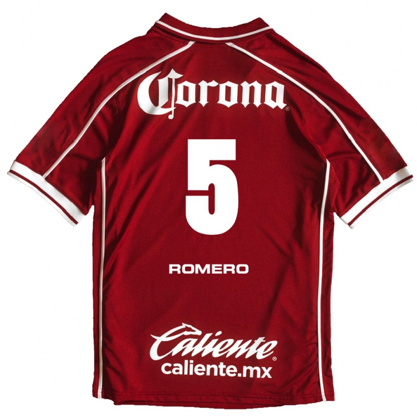 Danxen Homem Camisola Franco Romero #5 Branco Vermelho Principal 2026/27 Camisa