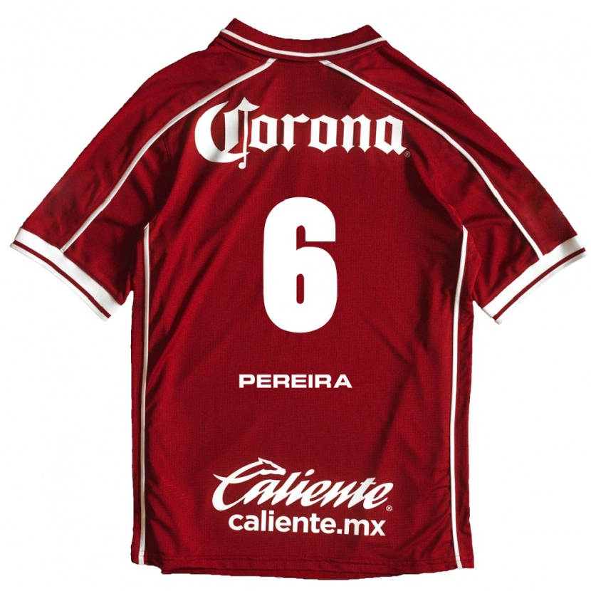 Danxen Homem Camisola Federico Pereira #6 Branco Vermelho Principal 2026/27 Camisa