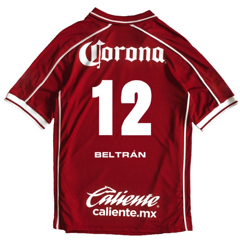 Danxen Homem Camisola Ronaldo Beltrán #12 Branco Vermelho Principal 2026/27 Camisa