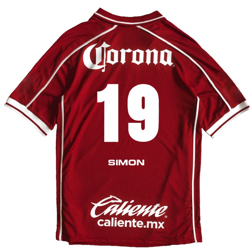 Danxen Homem Camisola Santiago Simón #19 Branco Vermelho Principal 2026/27 Camisa