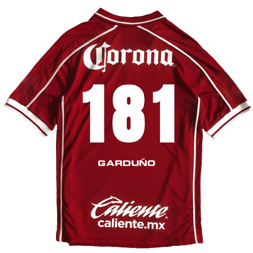 Danxen Homem Camisola Carlos Garduño #181 Branco Vermelho Principal 2026/27 Camisa