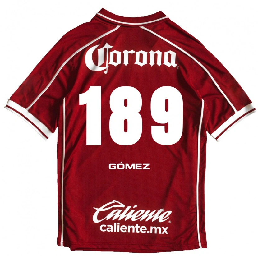 Danxen Homem Camisola Enrique Gómez #189 Branco Vermelho Principal 2026/27 Camisa
