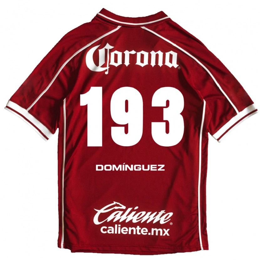 Danxen Homem Camisola Iker Domínguez #193 Branco Vermelho Principal 2026/27 Camisa