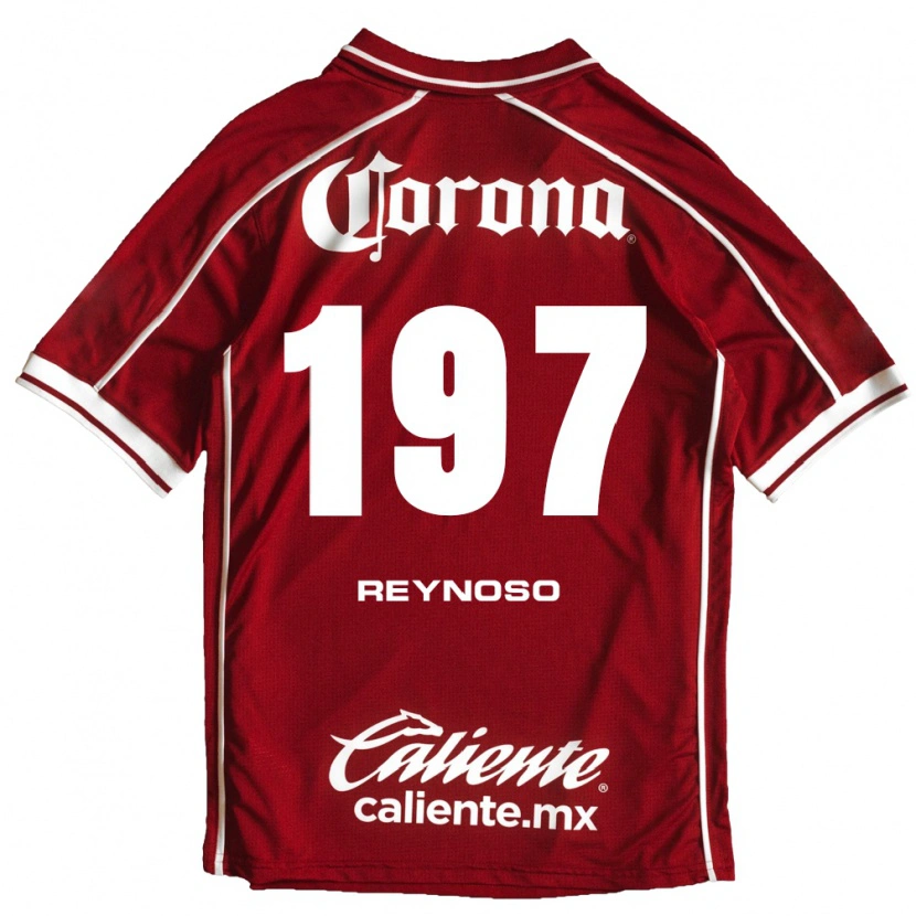 Danxen Homem Camisola Daniel Reynoso #197 Branco Vermelho Principal 2026/27 Camisa