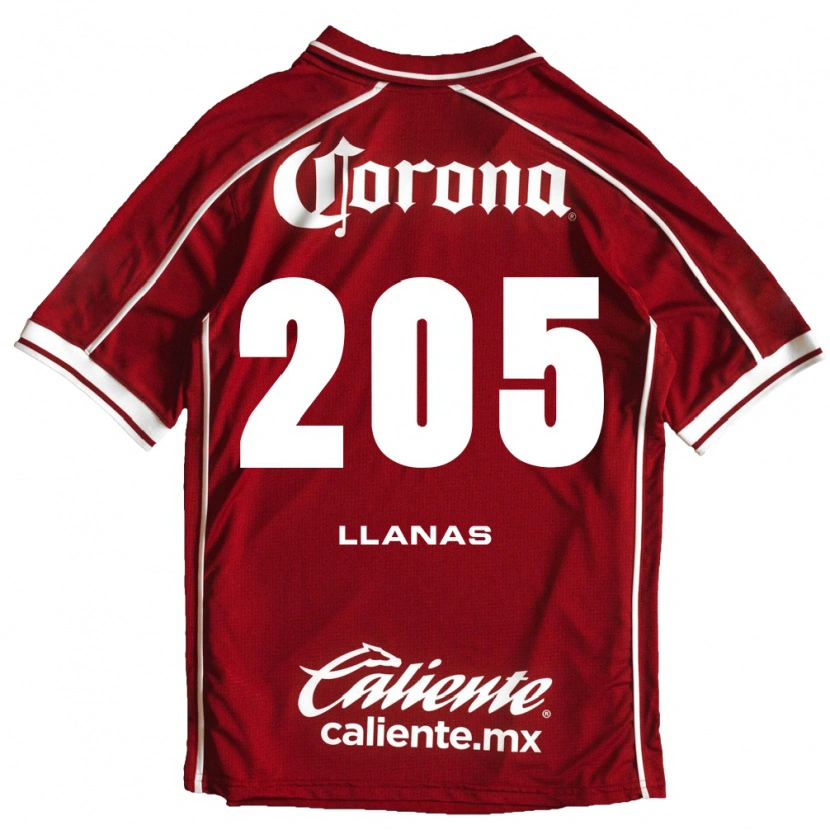 Danxen Homem Camisola Emmanuel Llanas #205 Branco Vermelho Principal 2026/27 Camisa