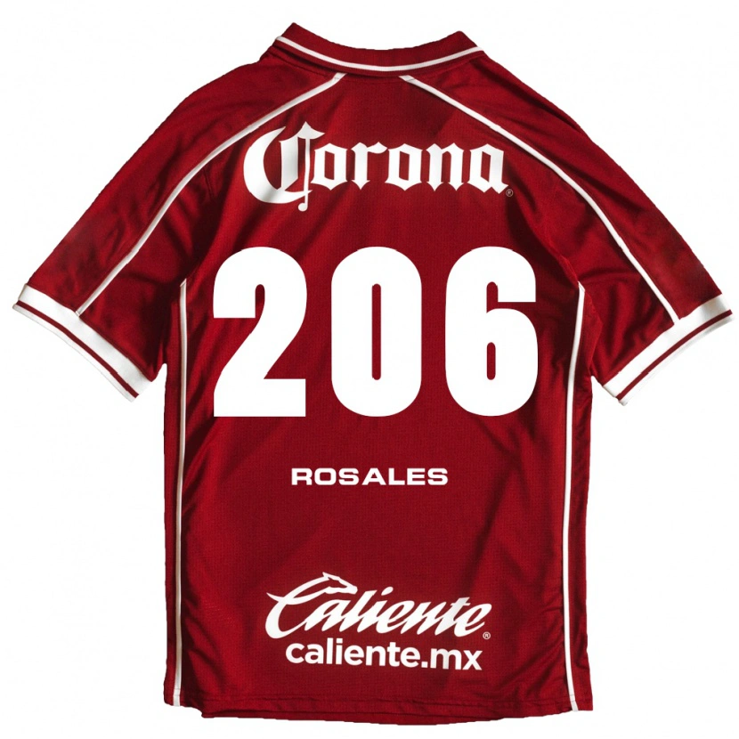 Danxen Homem Camisola Santiago Rosales #206 Branco Vermelho Principal 2026/27 Camisa