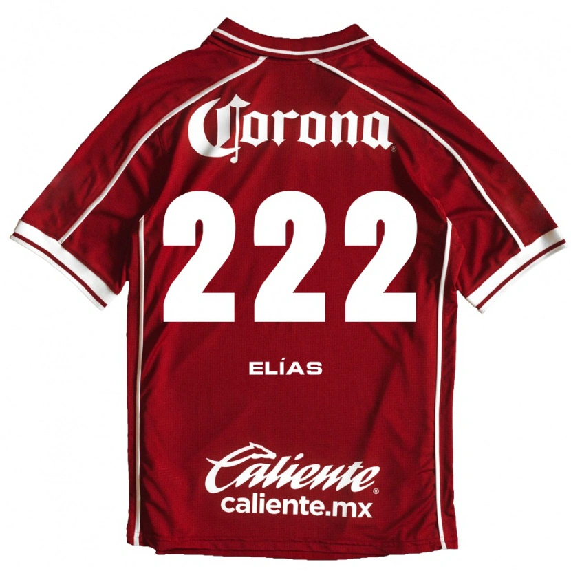 Danxen Homem Camisola Carlos Elías #222 Branco Vermelho Principal 2026/27 Camisa
