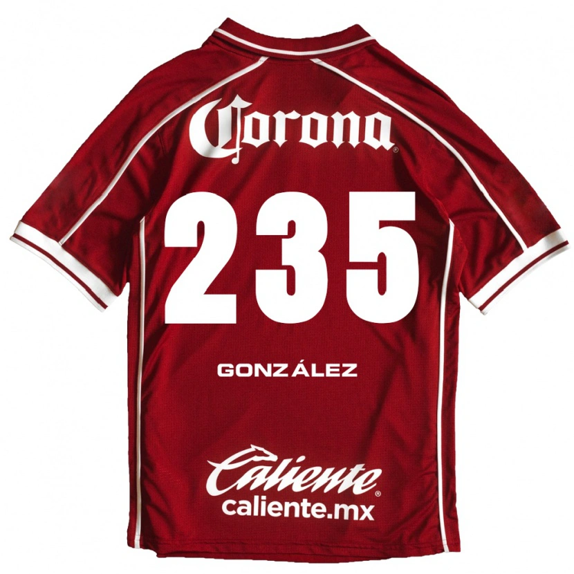 Danxen Homem Camisola Ian González #235 Branco Vermelho Principal 2026/27 Camisa