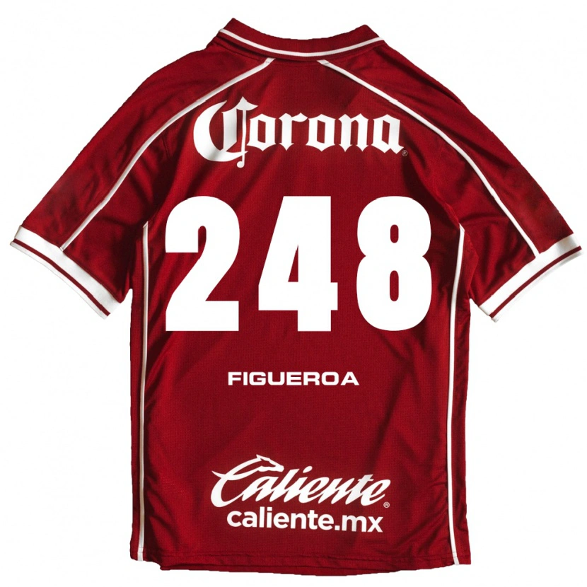 Danxen Homem Camisola Jared Figueroa #248 Branco Vermelho Principal 2026/27 Camisa