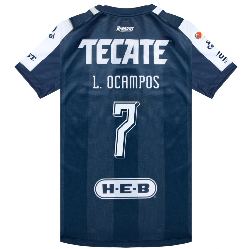 Danxen Homem Camisola Lucas Ocampos #7 Azul Tinta Branco Vermelho Principal 2026/27 Camisa