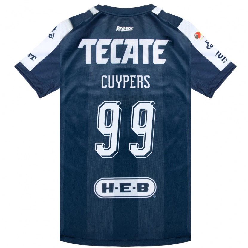 Danxen Homem Camisola Hugo Cuypers #99 Azul Tinta Branco Vermelho Principal 2026/27 Camisa