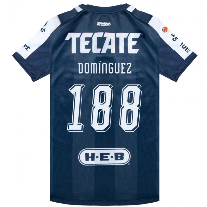 Danxen Homem Camisola Joel Domínguez #188 Azul Tinta Branco Vermelho Principal 2026/27 Camisa