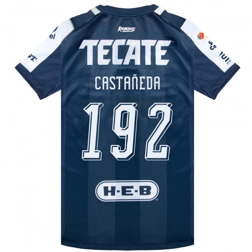 Danxen Homem Camisola Jonathan Castañeda #192 Azul Tinta Branco Vermelho Principal 2026/27 Camisa